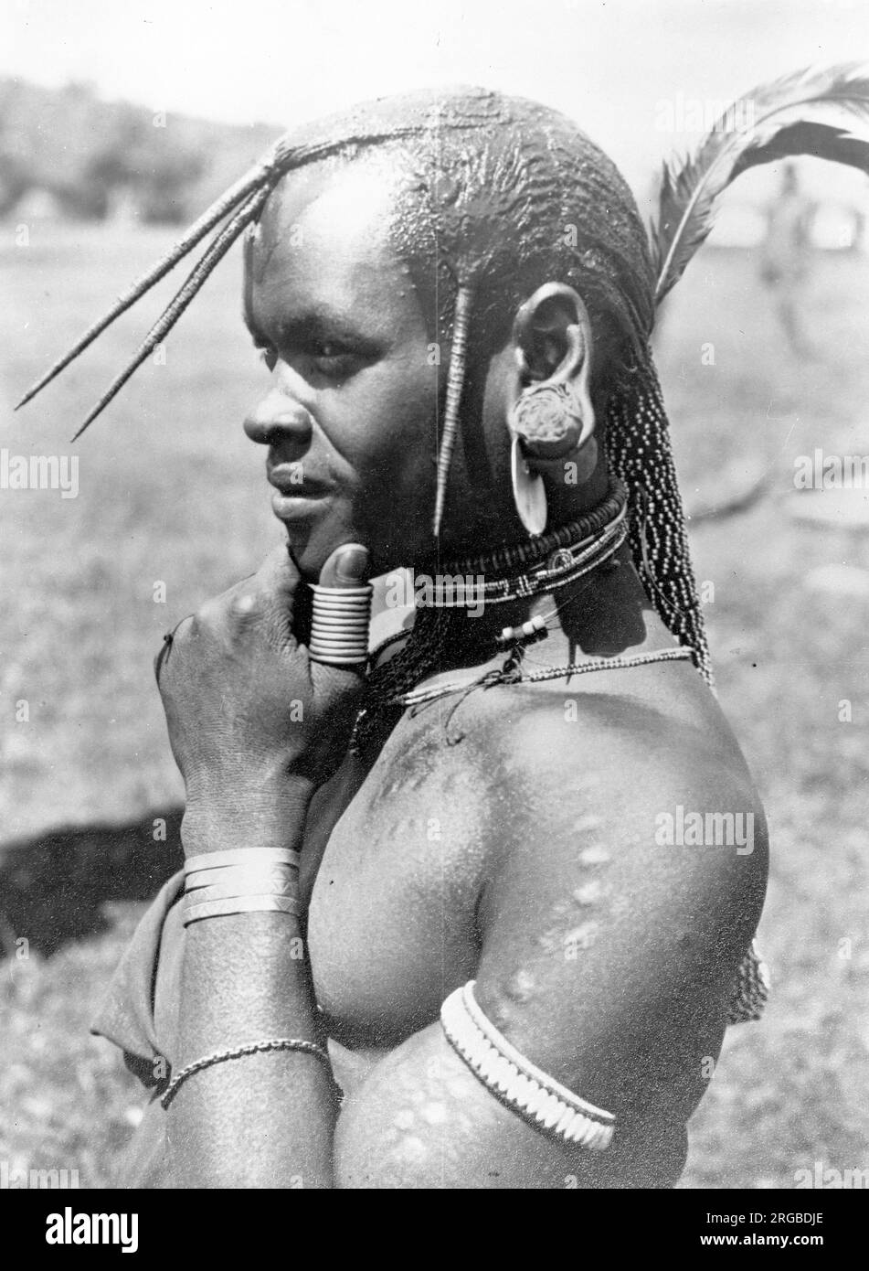 African tribesman hi-res stock photography and images - Alamy
