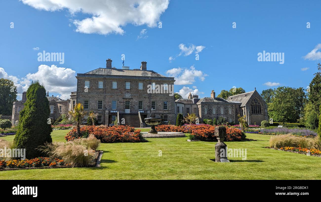 Haddo House and country park, Aberdeenshire, Scotland Stock Photo Alamy