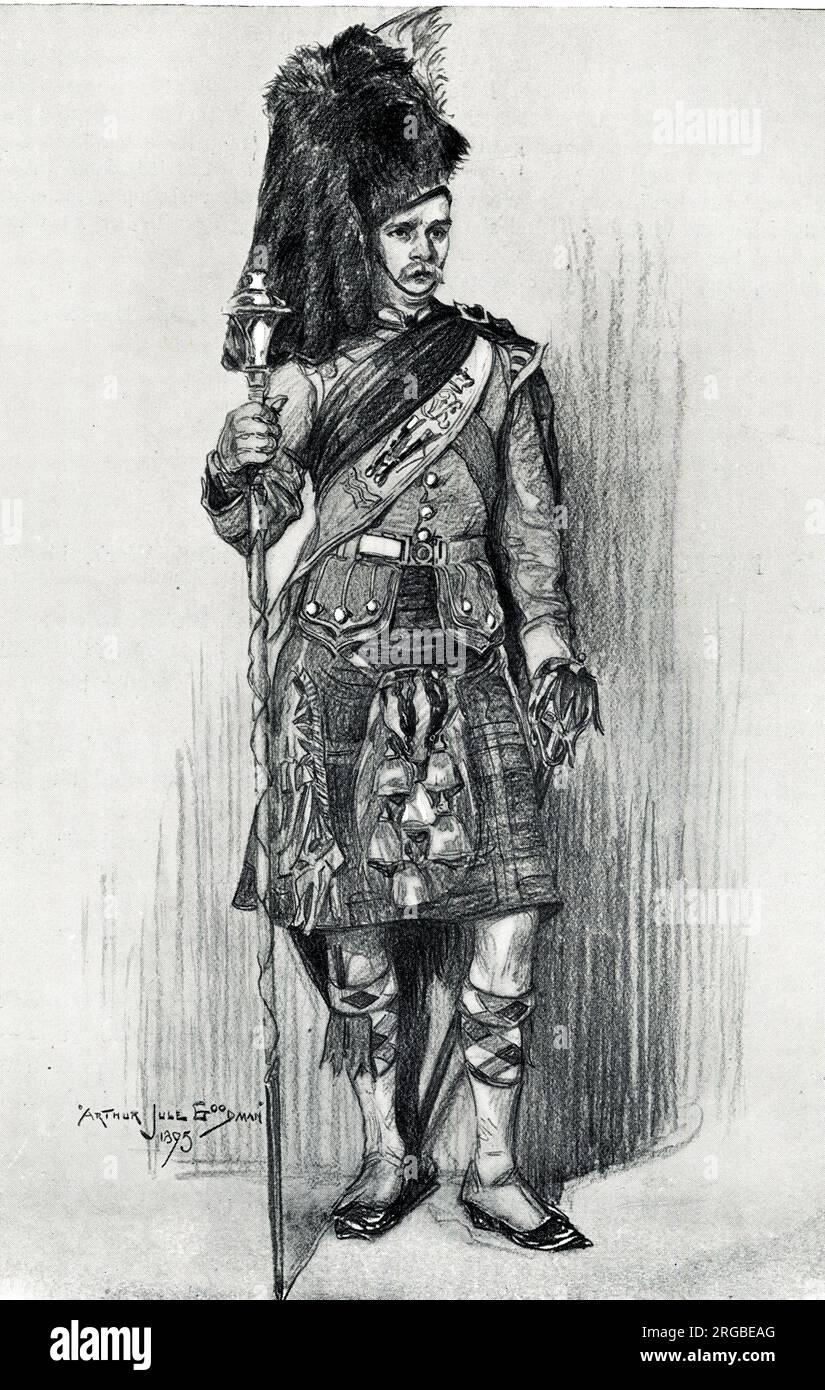 Drum Major, 1st Battalion Princess Louise's Argyll and Sutherland 91st