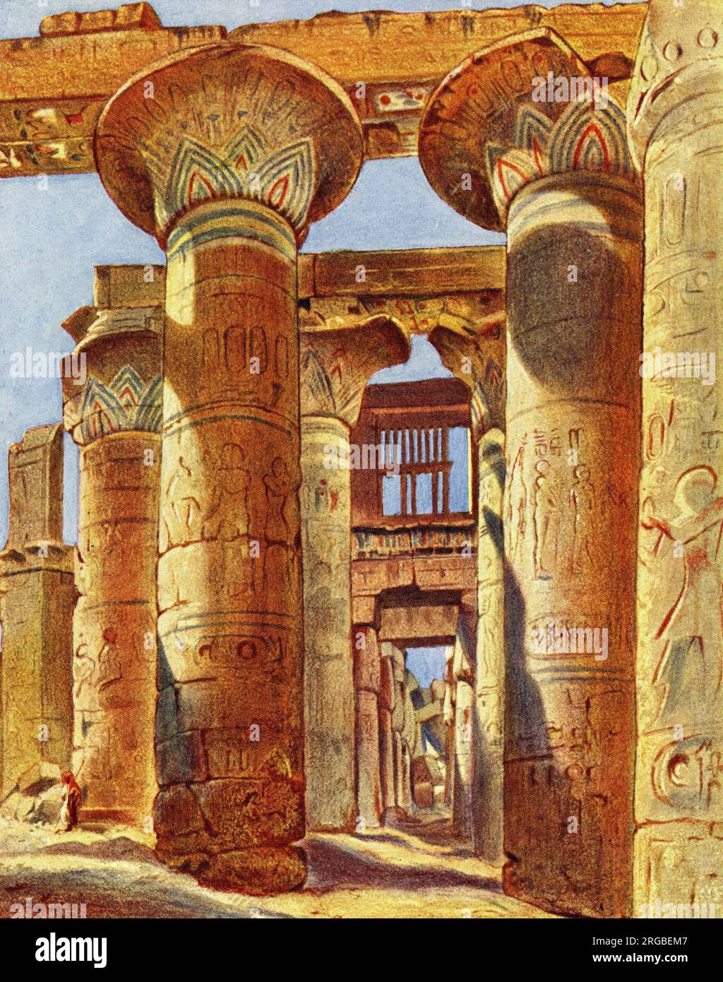 The Great Hall, Karnak, Egypt Stock Photo