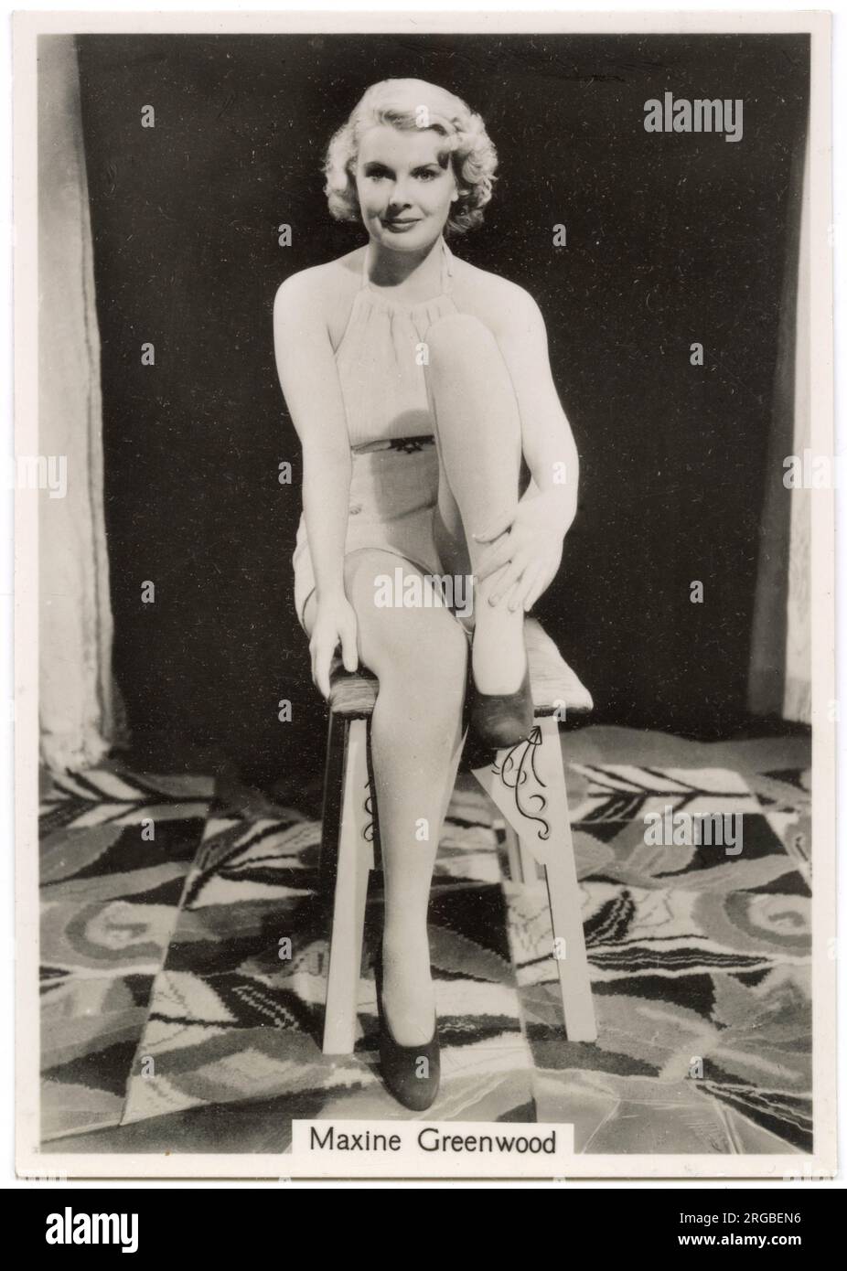 Maxine Greenwood, actress Stock Photo