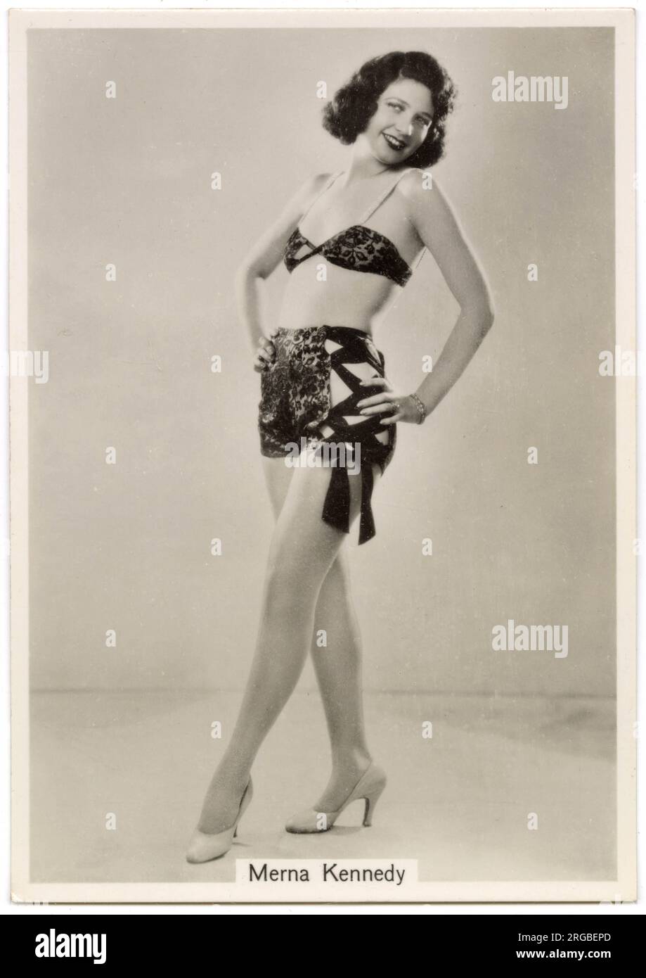 Merna Kennedy, American actress Stock Photo Alamy