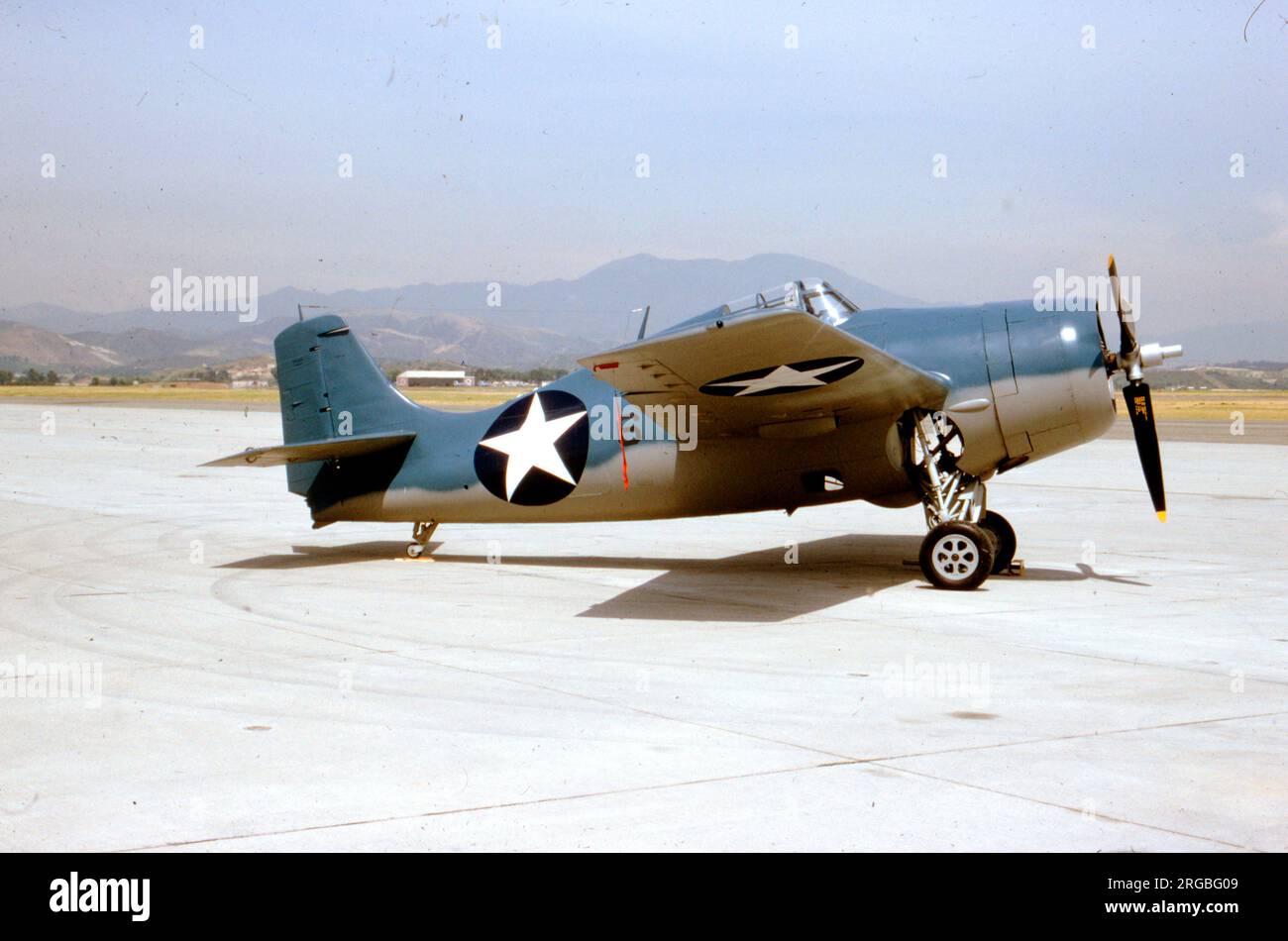 Grumman F4F-4 Wildcat '6' Stock Photo