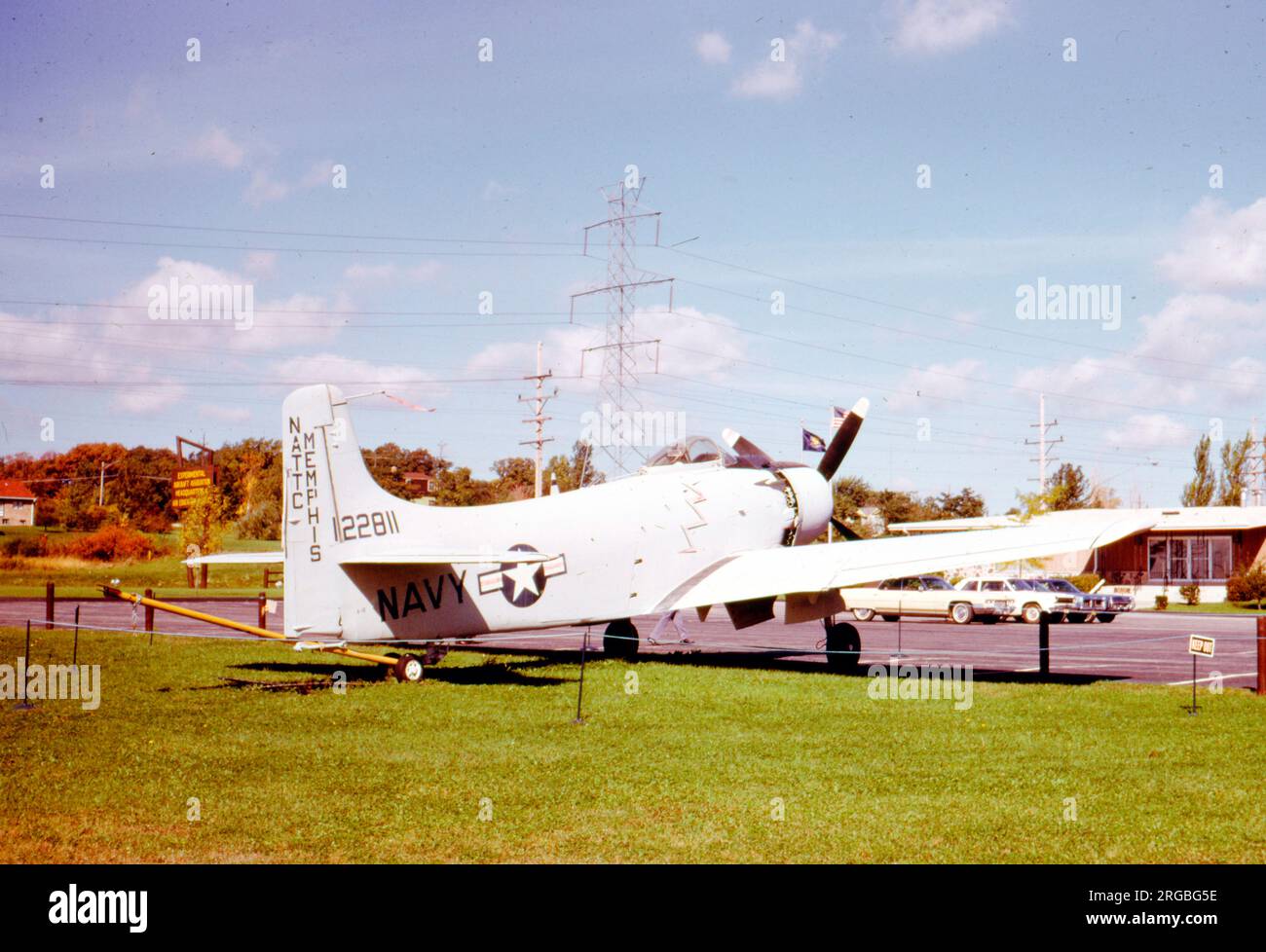 Douglas A-1E Skyraider 122811 (msn 6933). Stock Photo