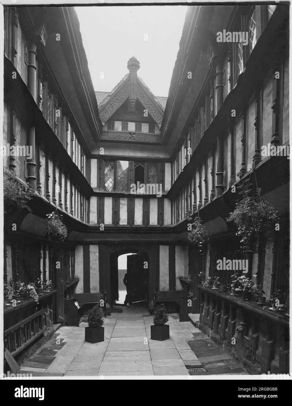 Ford's Hospital, founded in 1529, at Coventry, Warwickshire. Stock Photo
