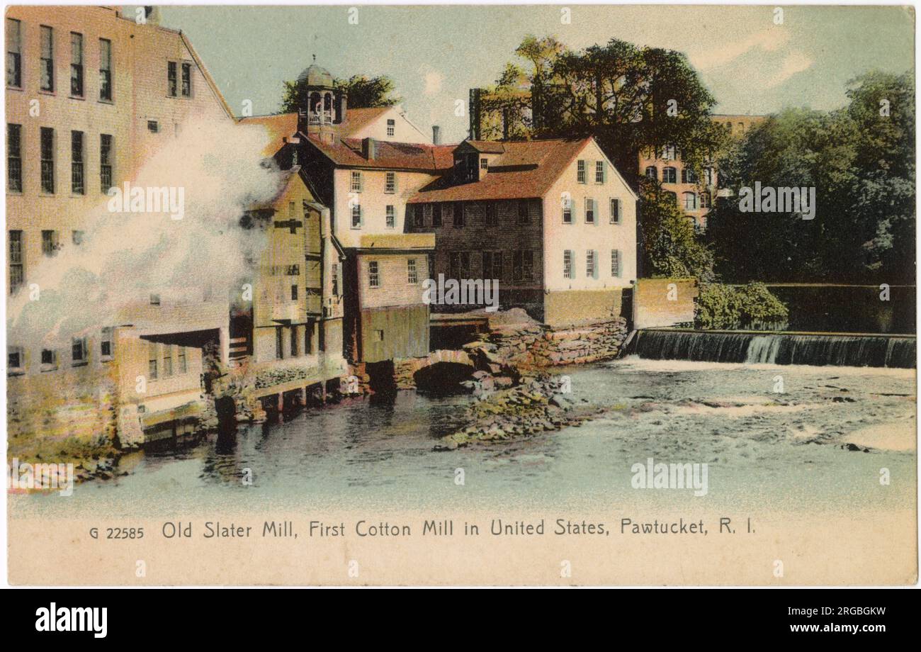 Old Slater Mill (first cotton mill in the USA), Blackstone River