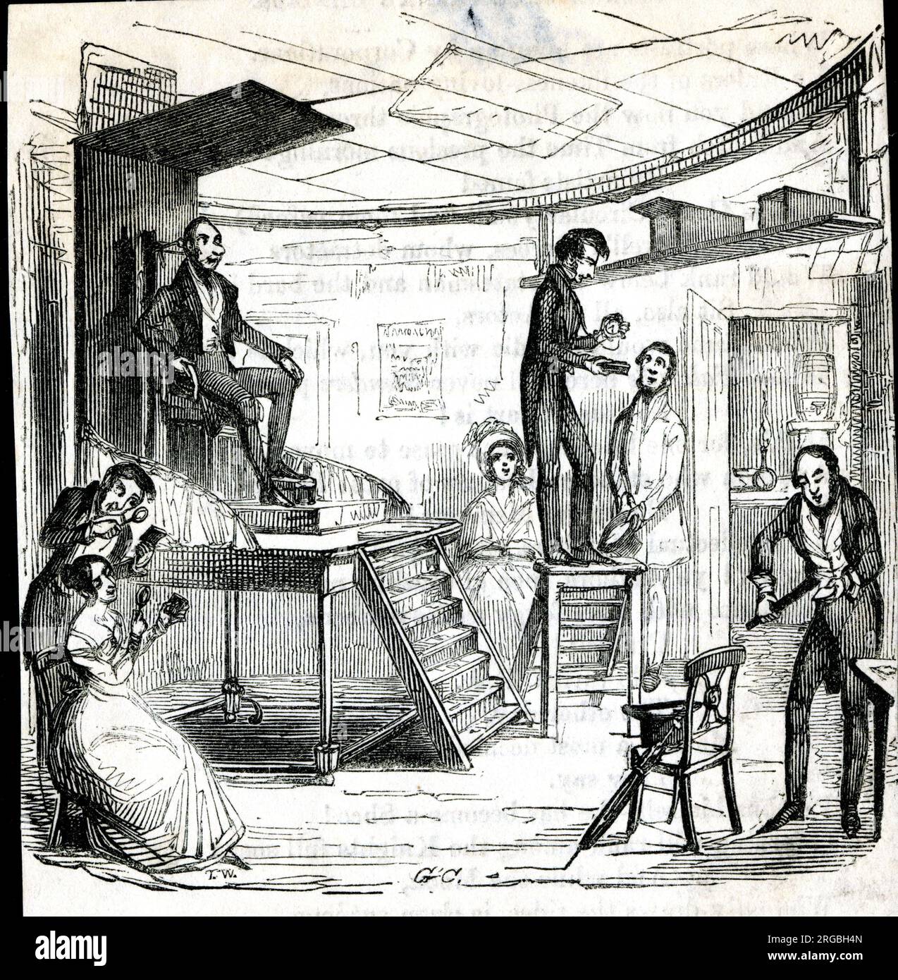 Cruikshank cartoon hi-res stock photography and images - Alamy