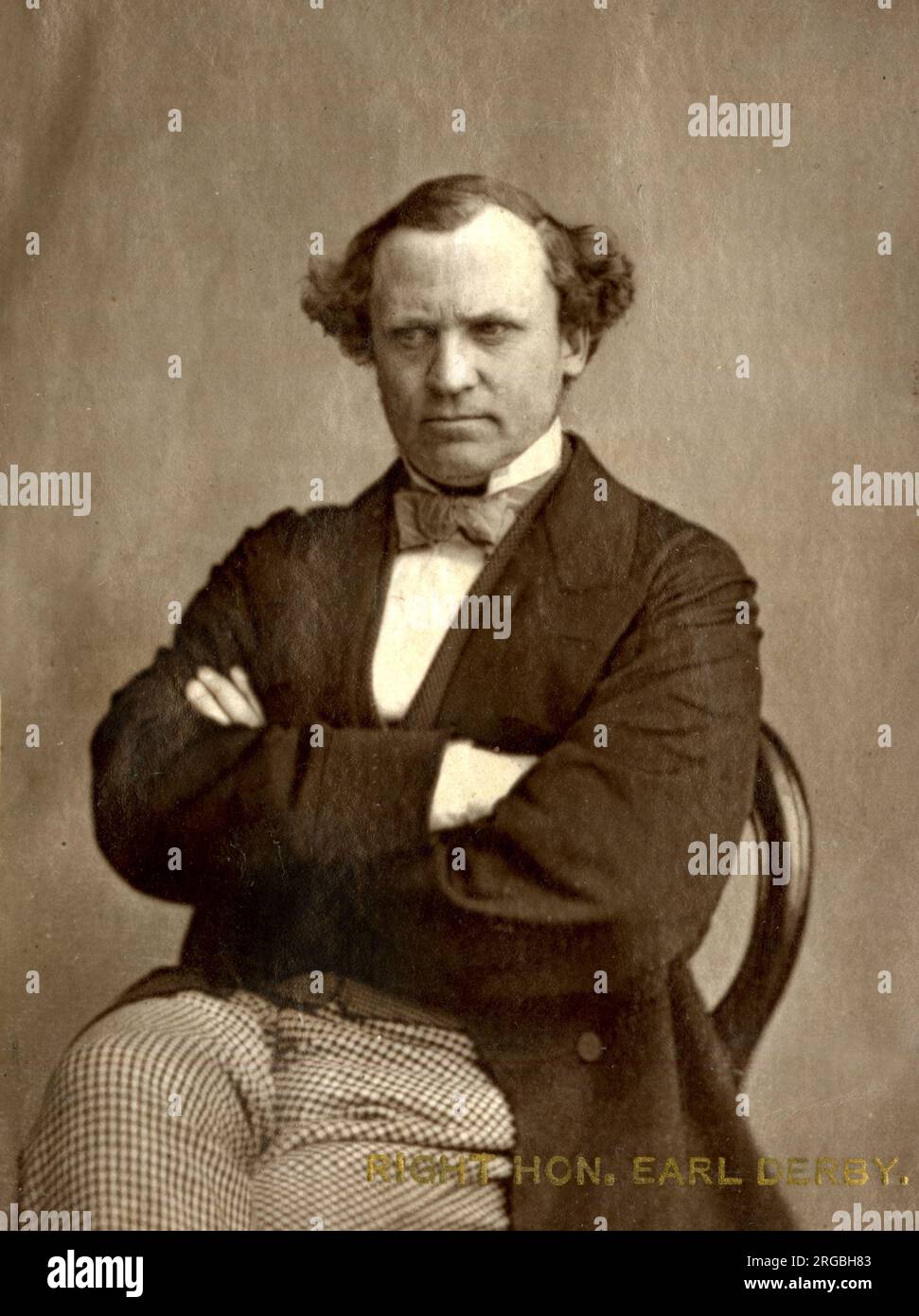 Edward Henry Stanley, 15th Earl of Derby (1826-1893), British Conservative politician Stock Photo