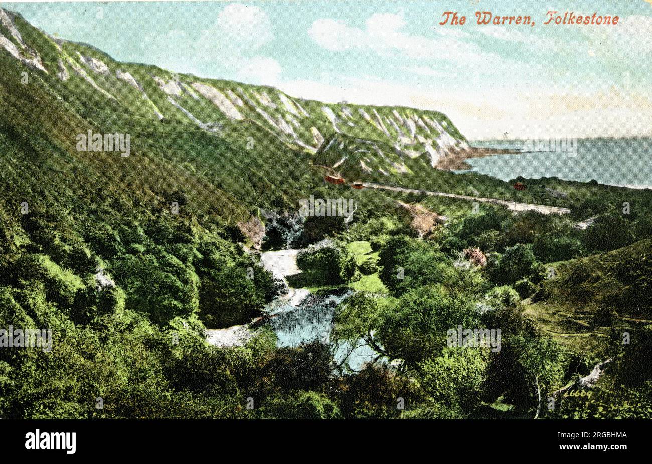 The Warren, Folkestone, Kent Stock Photo Alamy