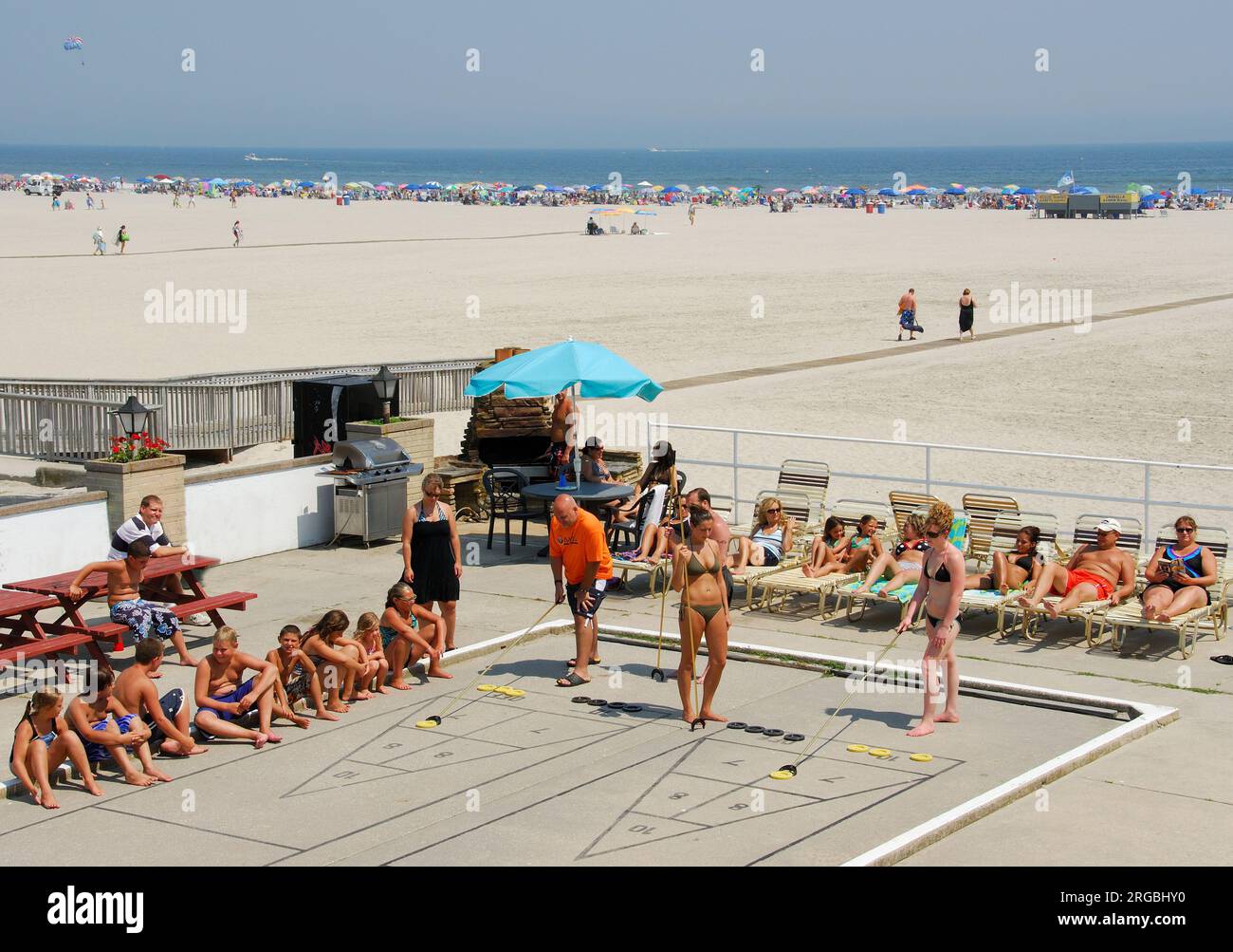 Villa Nova Motel Shuffleboard and Beach View in Wildwood Crest, New