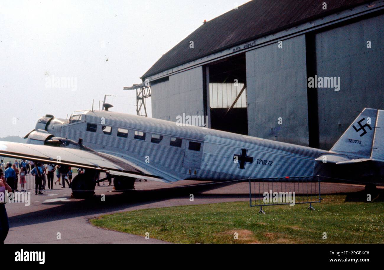 CASA 352L T.2B-272 (msn 163), formerly of the Ejercito del Aire, seen at Biggin Hill en-route to the RAF Museum at Cosford., Stock Photo
