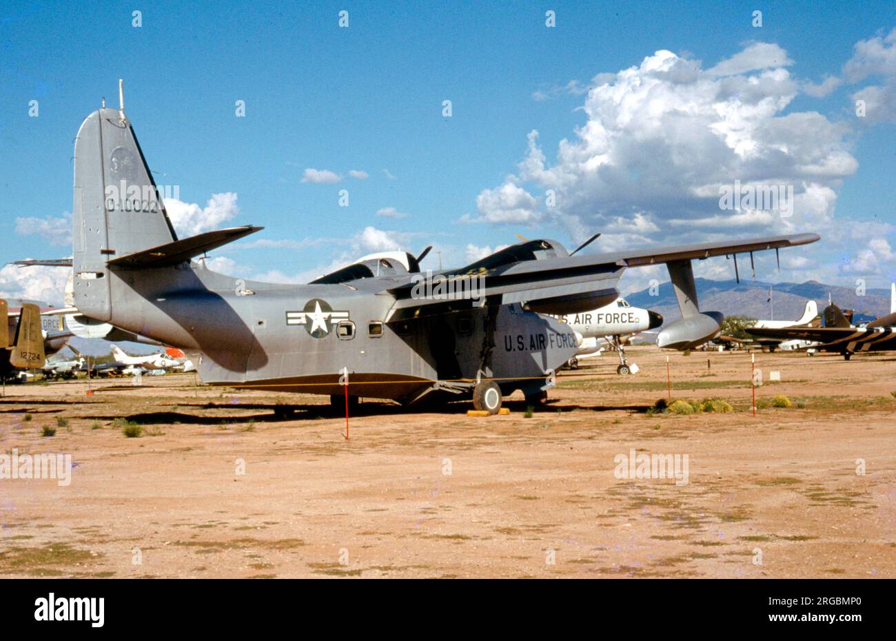Grumman HU-16B Albatross 51-022 (MSN 96), on display at Pima Air and Space Museum, Tucson, AZ, Stock Photo