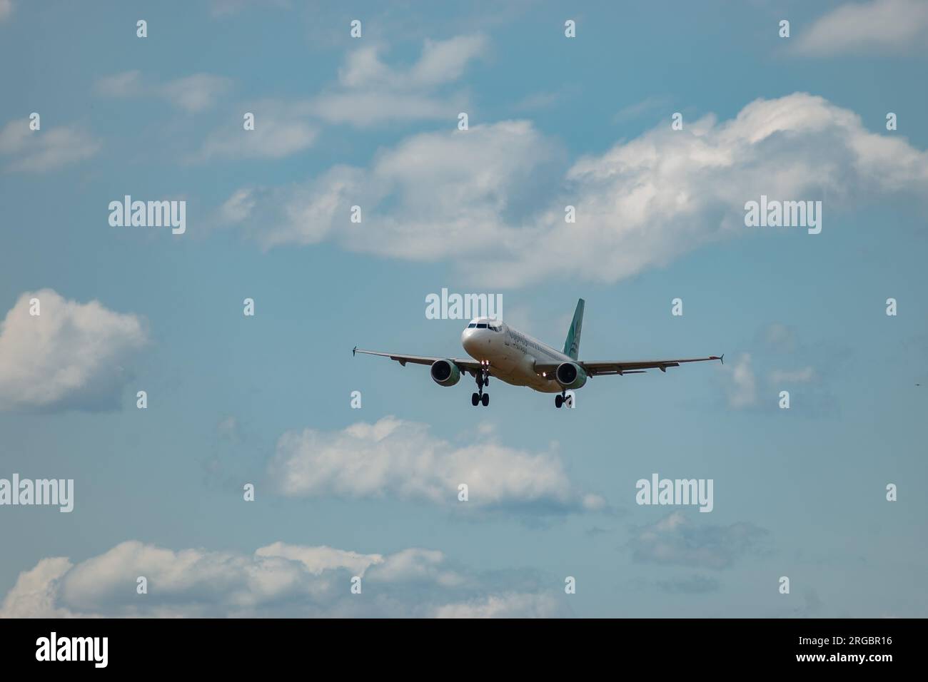 Zurich, Switzerland, July 13, 2023 5B-DDQ Cyprus Airways Airbus A320 ...