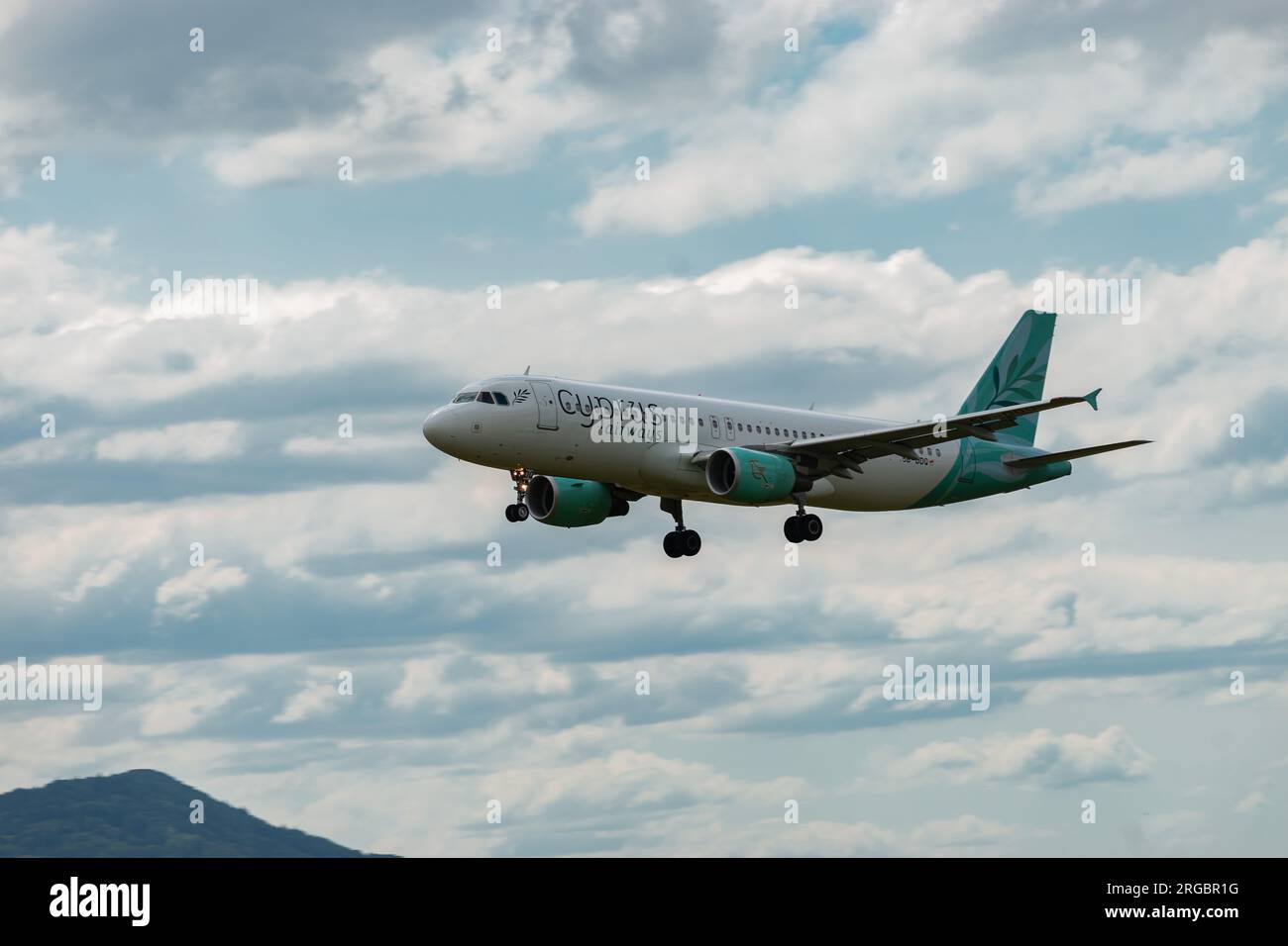 Zurich, Switzerland, July 13, 2023 5B-DDQ Cyprus Airways Airbus A320 ...