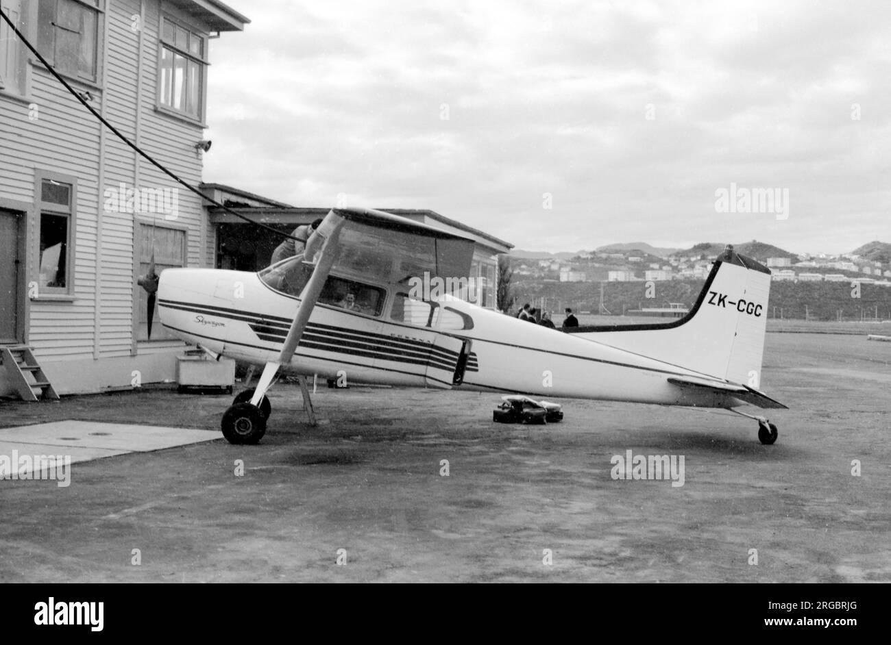 Cessna 185C Skywagon ZK-CGC (msn 18500680) Stock Photo