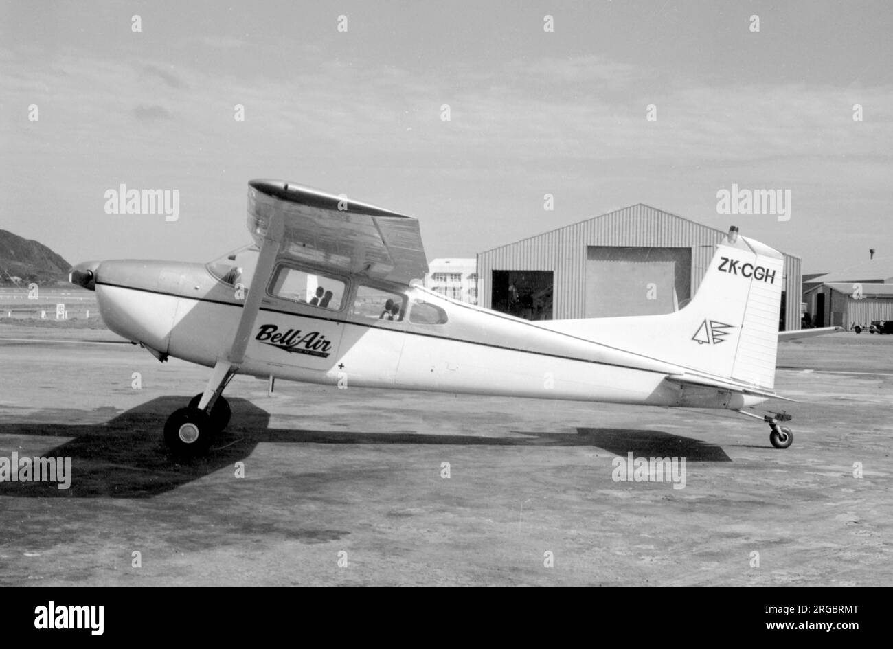 Cessna 185C Skywagon ZK-CGH (msn 18500751), of Bell-Air. Stock Photo