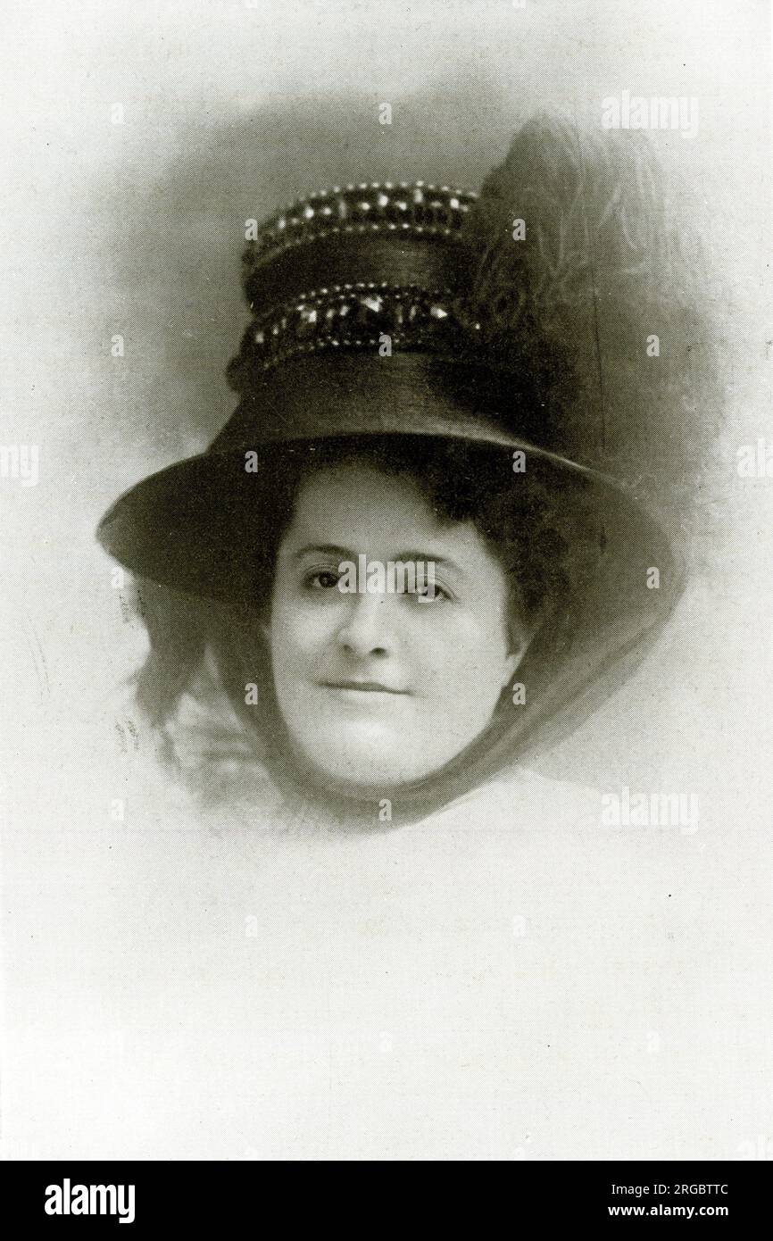 Madame Luisa Tetrazzini, opera singer, soprano Stock Photo