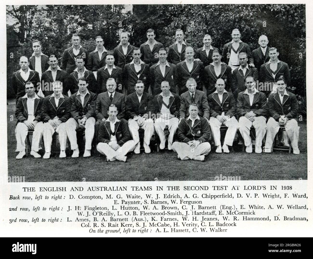 Second Test English test match hi-res stock photography and images - Alamy