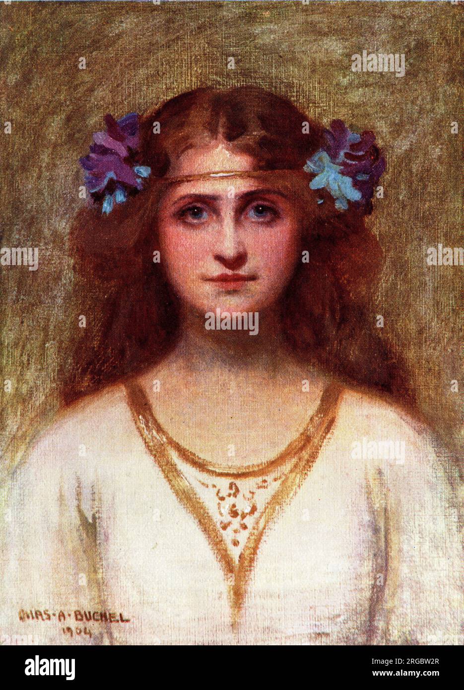 Norah Kerin as Miranda in The Tempest by William Shakespeare Stock