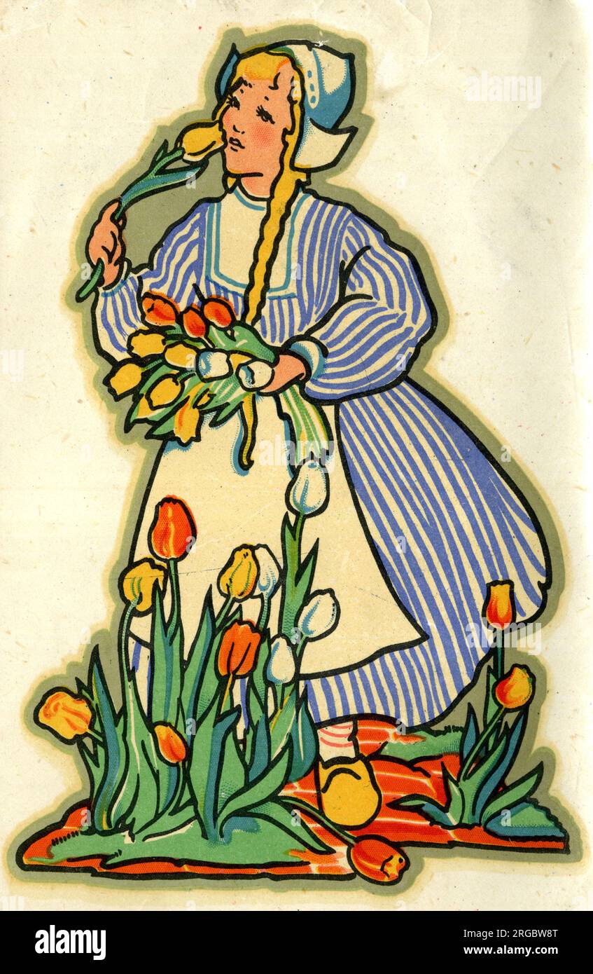 Dutch Tulip Girl Stock Photo Alamy