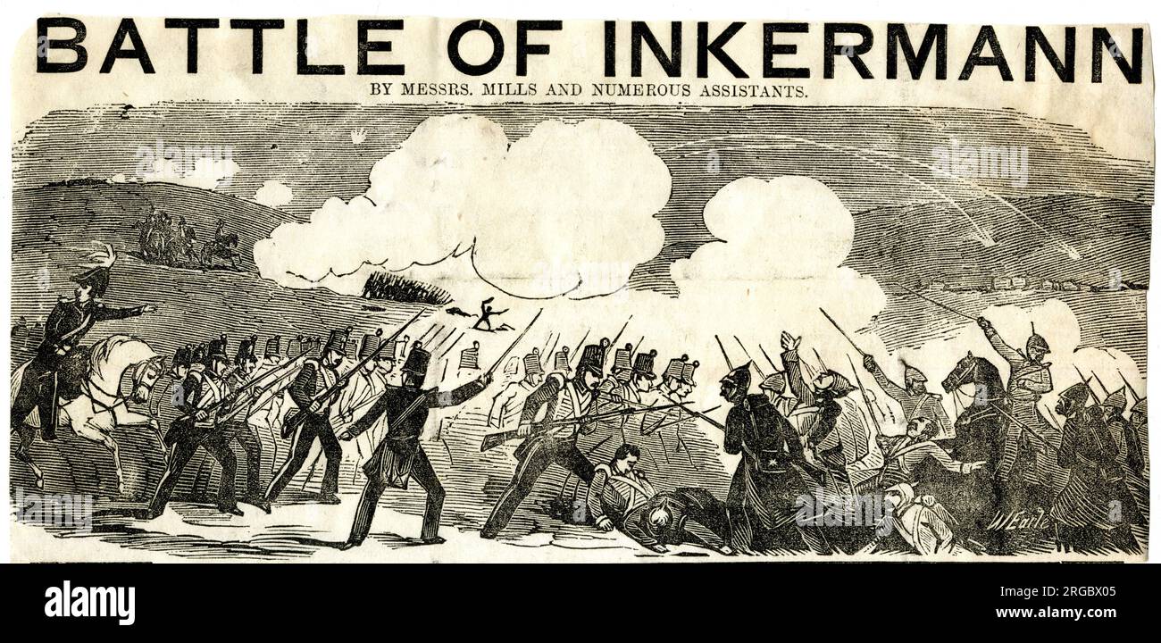 The Battle of Inkerman, Crimean War Stock Photo Alamy