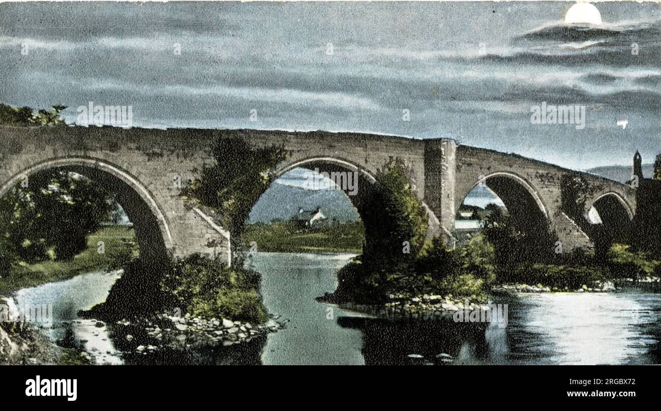 The Old Bridge of Forth, Stirling, Scotland Stock Photo
