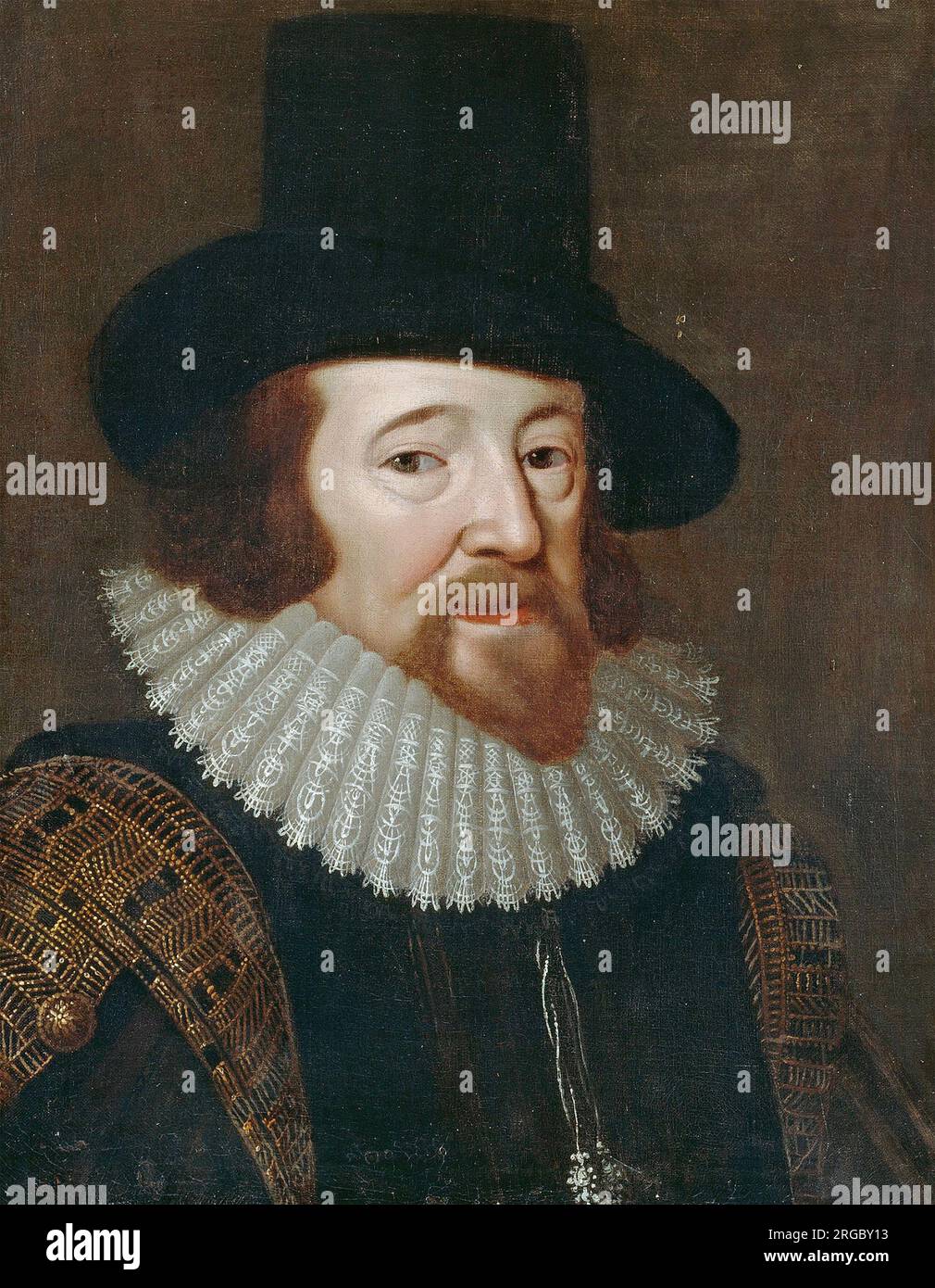 FRANCIS BACON (1561-1626)  English statesman and philosopher Stock Photo