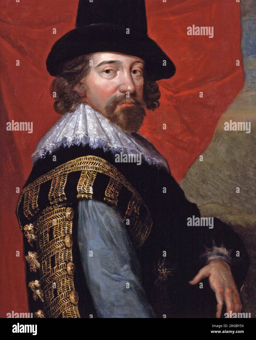 FRANCIS BACON (1561-1626)  English statesman and philosopher about 1618 Stock Photo