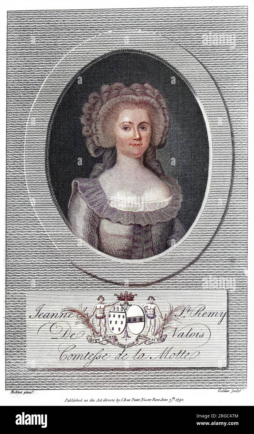 JEANNE de St.REMY de VALOIS, COMTESSE DE LA MOTTE French adventuress
