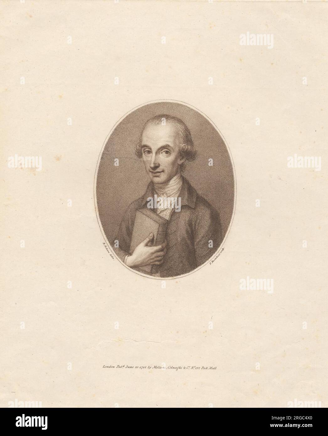 Natalis Thomas Maggi 1788 by Francesco Bartolozzi Stock Photo