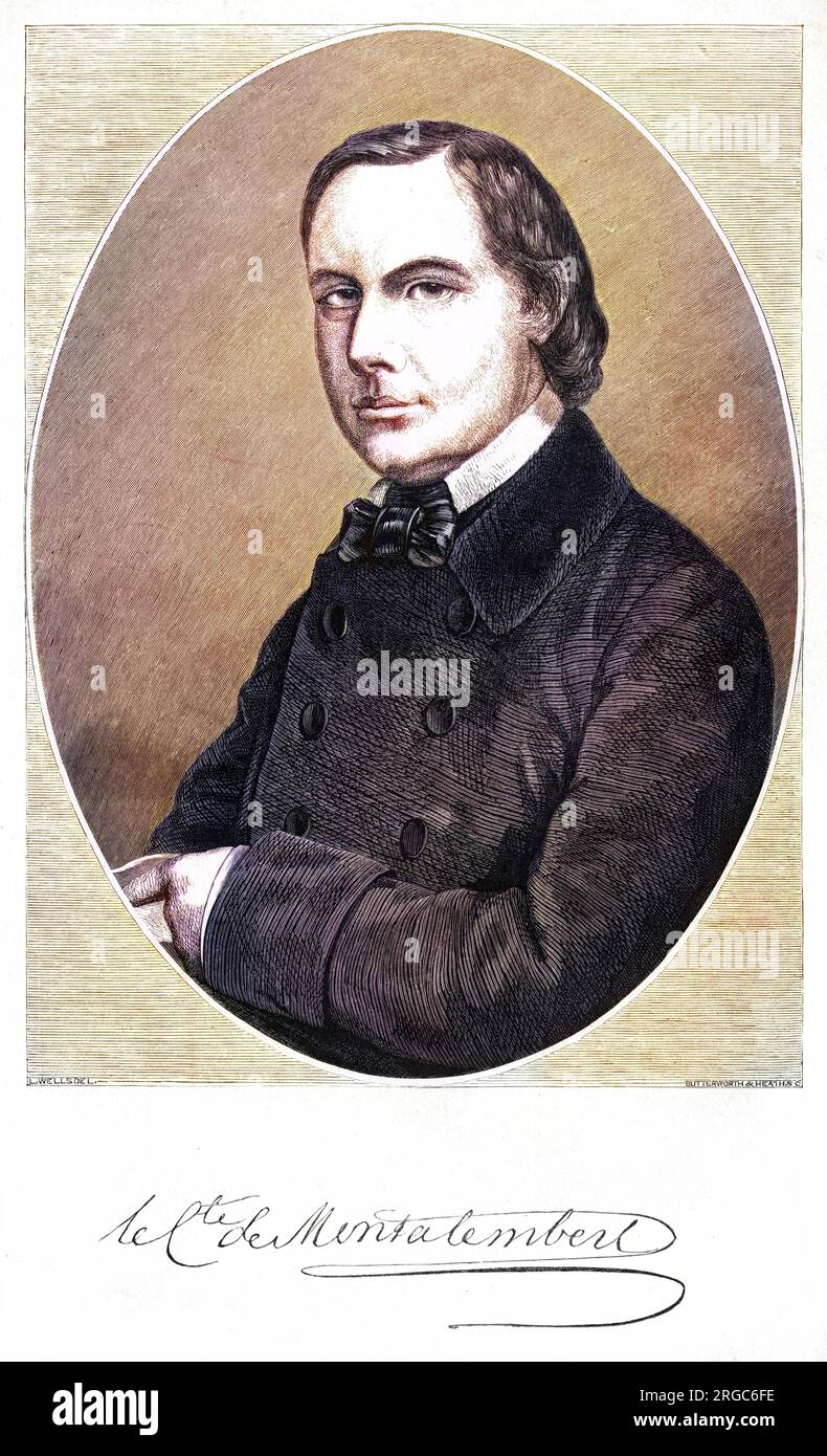 CHARLES FORBES, comte de MONTALEMBERT French journalist and statesman