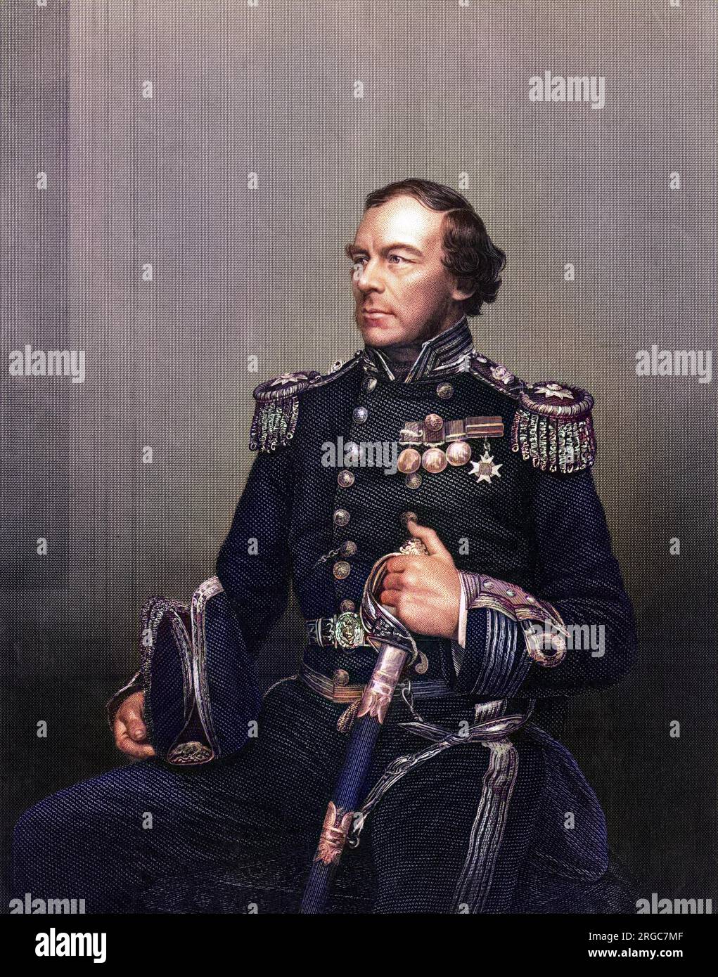LORD CLARENCE EDWARD PAGET British naval commander, here in his best ...