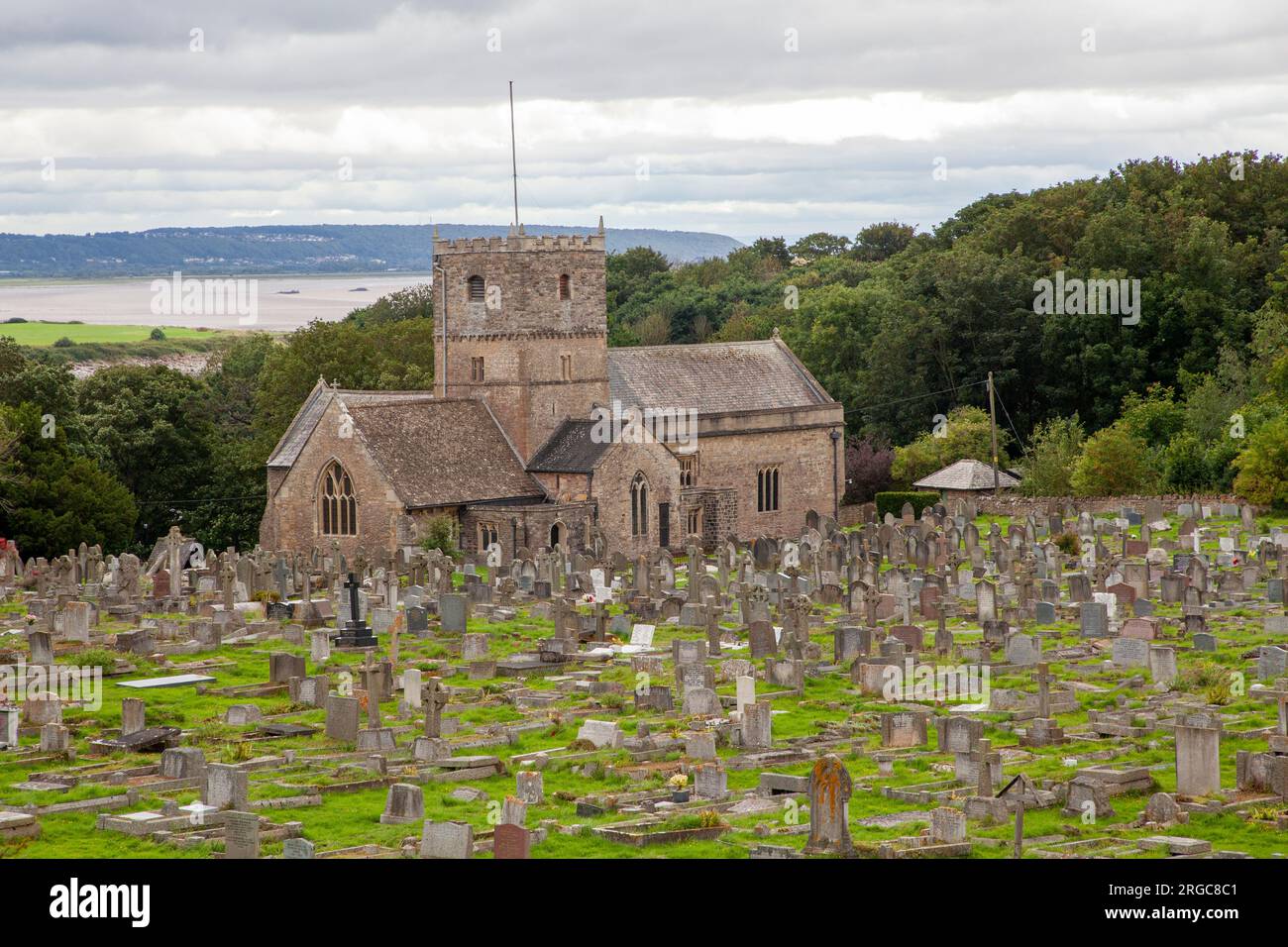 St Andrew's Church Clevedon Stock Photo - Alamy