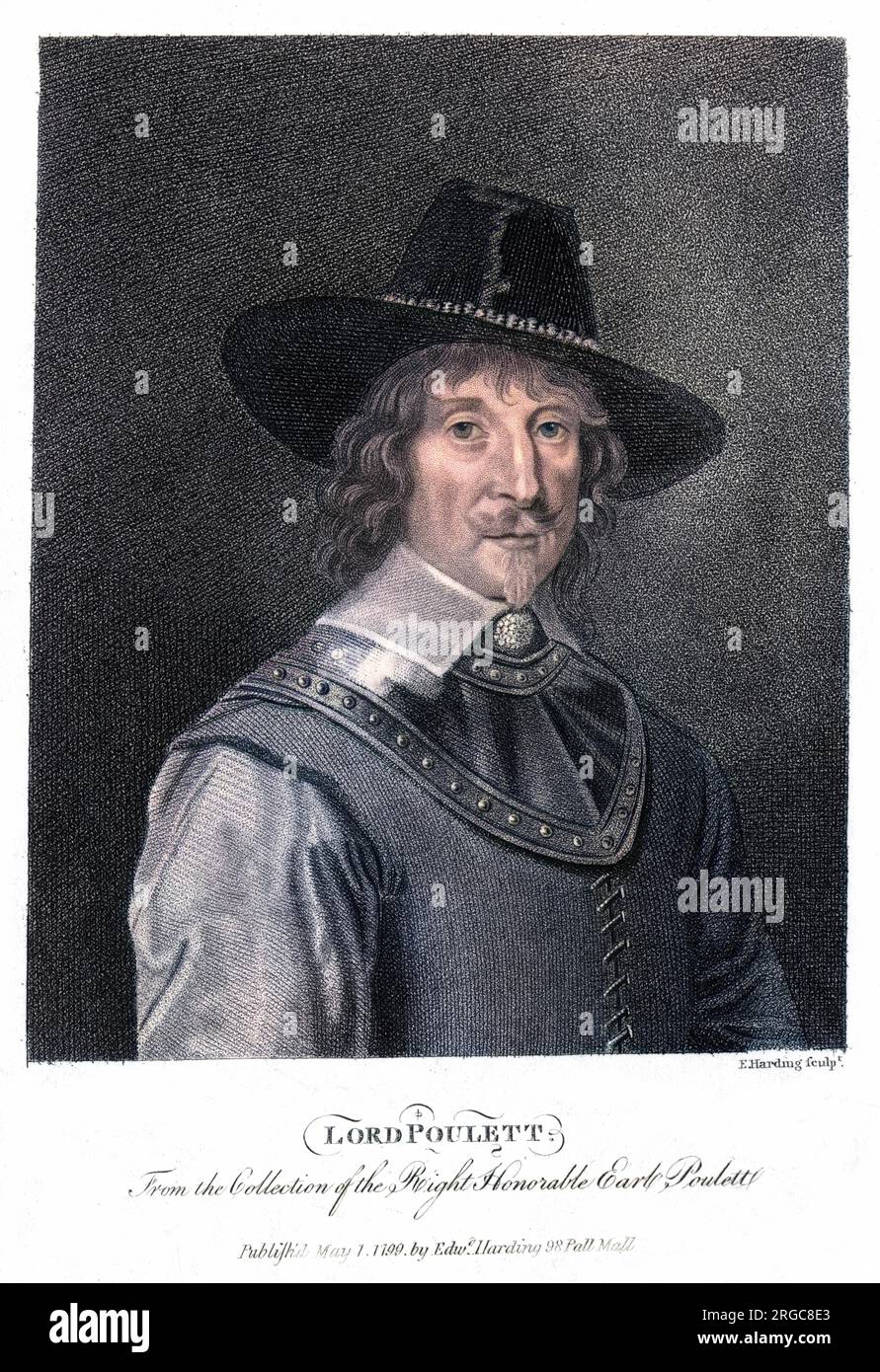 JOHN, first baron POULETT Royalist commander during the Civil War Stock