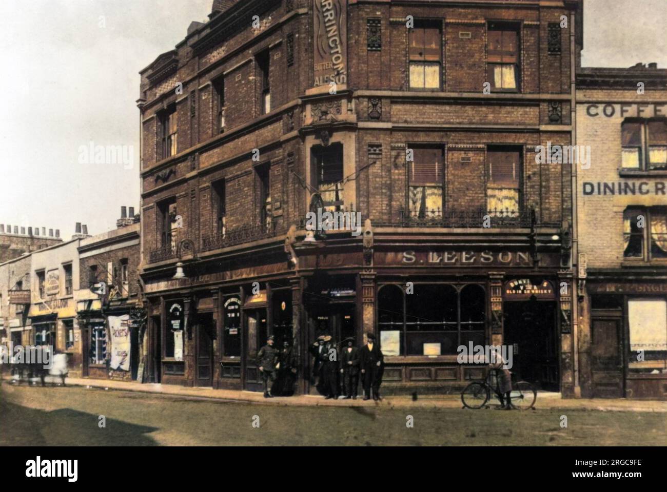 South London the corner of Peckham High Street and Hill Street