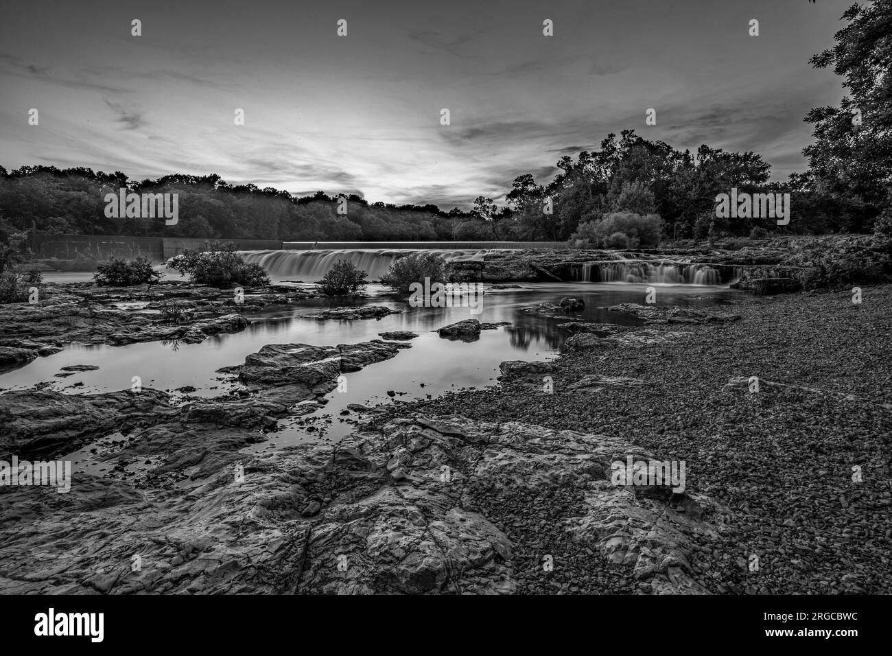 Grand Falls waterfall is the largest continuously flowing natural