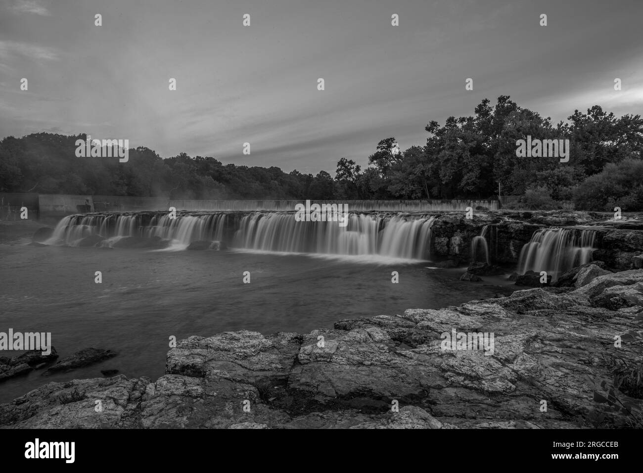 Grand Falls waterfall is the largest continuously flowing natural