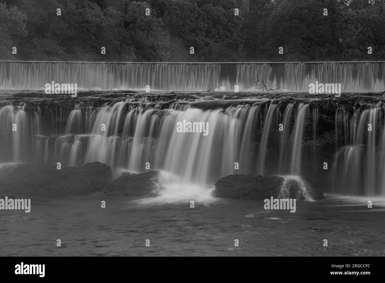 Grand Falls waterfall is the largest continuously flowing natural