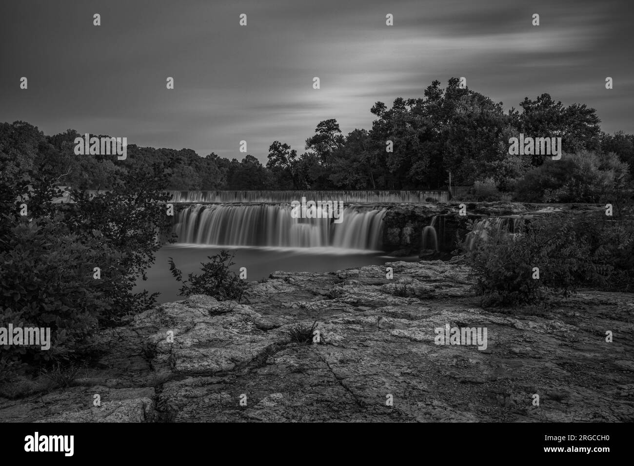 Grand Falls waterfall is the largest continuously flowing natural