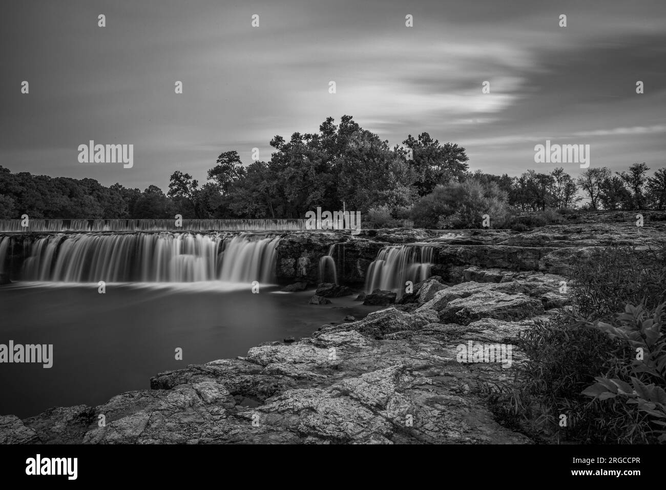 Grand Falls waterfall is the largest continuously flowing natural