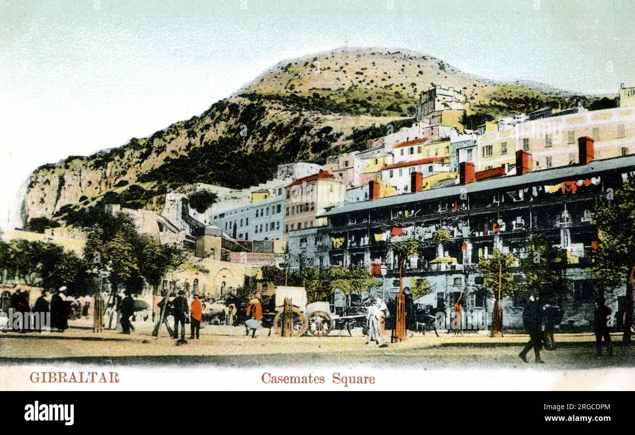 Casemates Square, Gibraltar Stock Photo