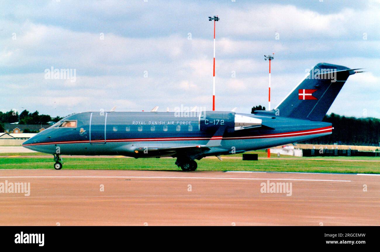 Flyvevabnet - Bombardier Challenger 604 C-172 (msn 5472), of 721 Esk. (Flyvevabnet - Royal Danish Air Force). Stock Photo