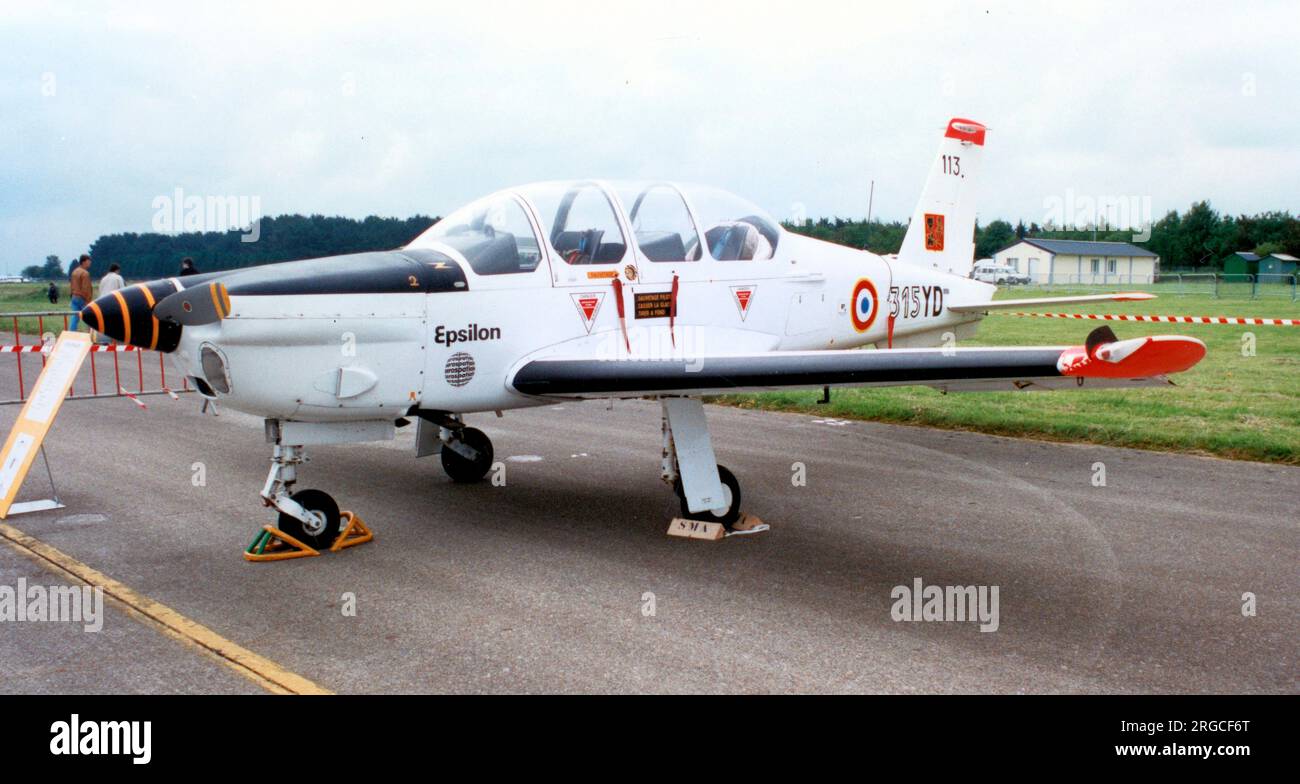 Armee de l'Air - SOCATA TB-30 Epsilon 113 - 315-YD (msn 113), of GE-315. (Armee de l'Air - French Air Force) Stock Photo
