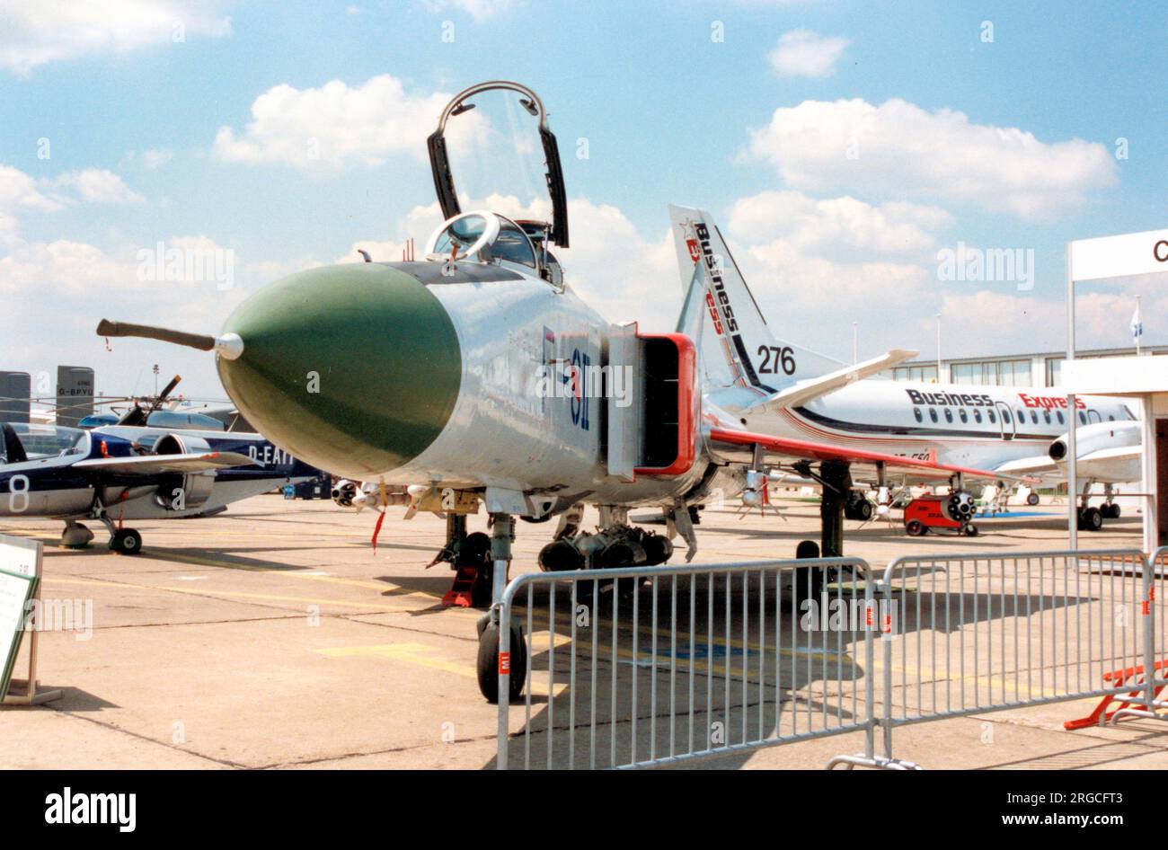Shenyang J-8II 'F-8II' at the 38th Paris Air Show on 17 June1989. Stock Photo