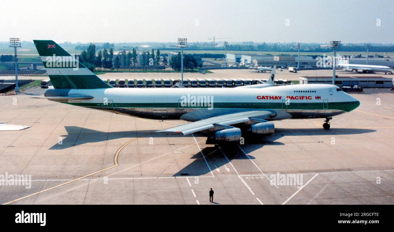 Boeing 747-267B VR-HIC (msn 22429, line number 493) Stock Photo