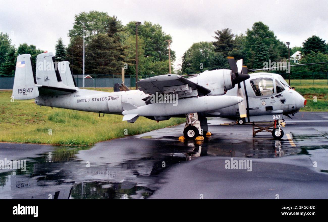 Grumman OV-1C Mohawk N947AH (msn 151C, ex 68-15947) Stock Photo