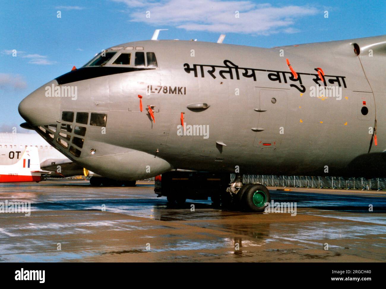 Indian Air Force - Ilyushin Il-78MKI RK3452 (msn 2043425860), of 78 Squadron. Stock Photo