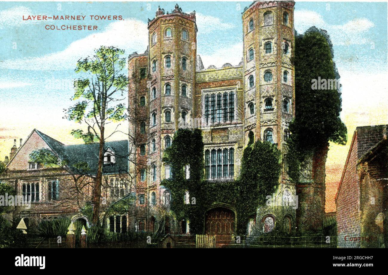 LayerMarney Towers, Colchester, Essex Stock Photo Alamy