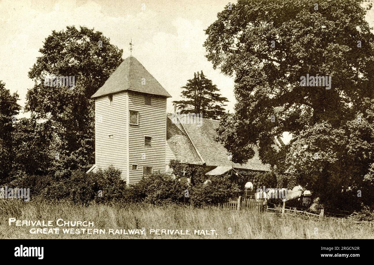 St Mary's Church, Perivale, Middlesex Great Western Railway, Perivale