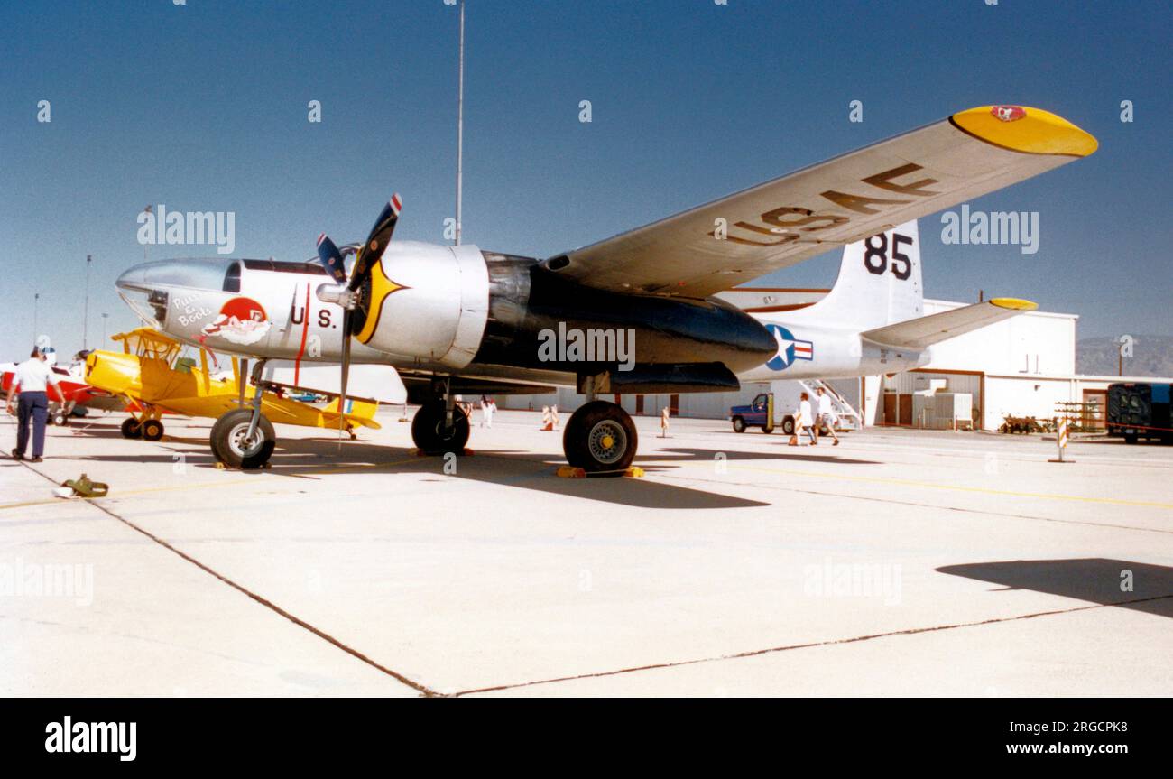 Douglas A-26C Invader N4959K / '85' 'Puss and Boots' (msn 28028, ex 44-34749 and Brazilian AF 5174.) Stock Photo